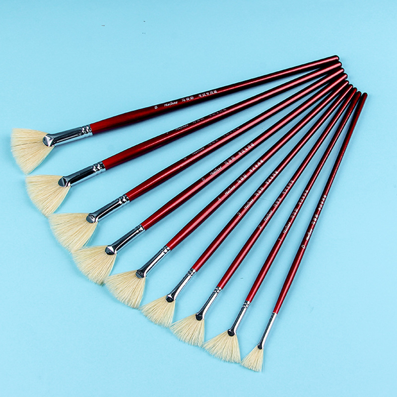 Professional Fan Painting Brush Set (9 Pcs)