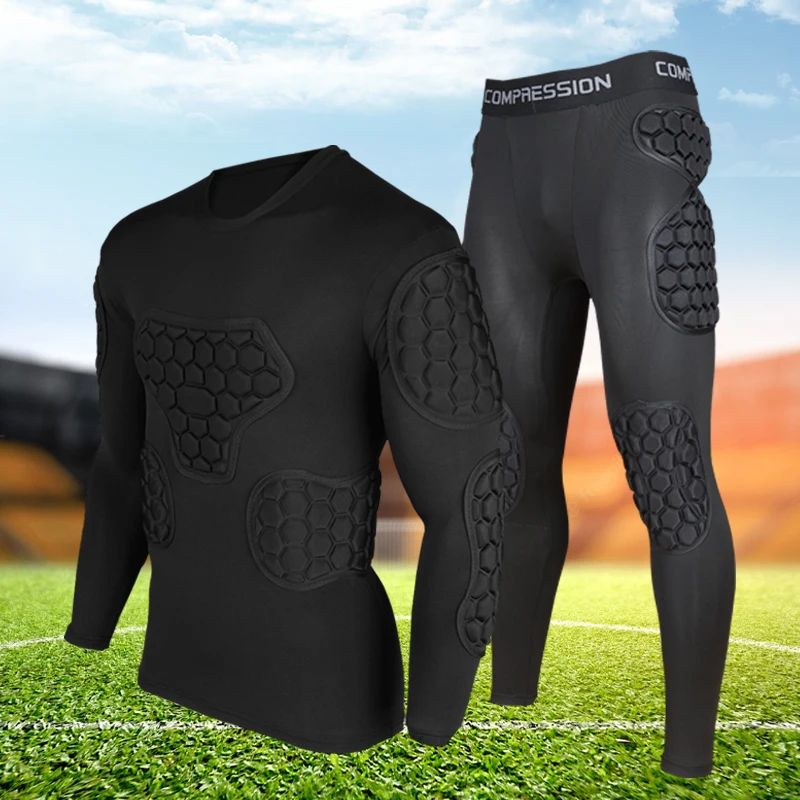 Professional Goalkeeper Armor Uniforms Football Goalkeeper Jerseys Thicken EVA Sponge Elbow Professional Goalkeeper Armor Uniforms Football Goalkeeper Jerseys Thicken EVA Sponge Elbow