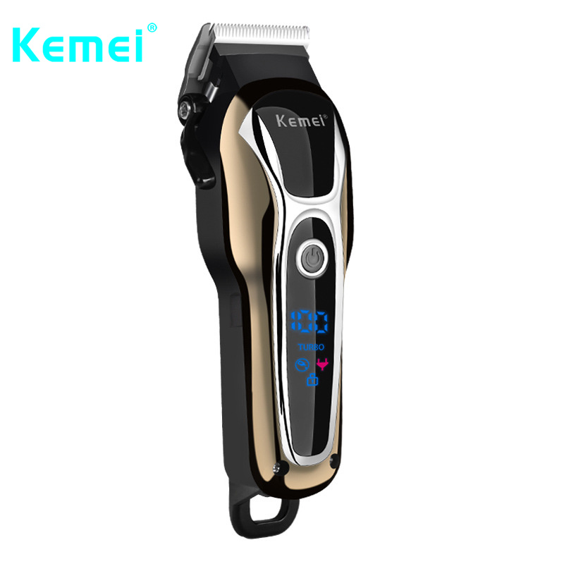 Professional Hair Clipper Rechargeable Trimmer Men Electric Cutter Hair Cutting Machine LCD Cordless Beard Trimmer Professional Hair Clipper Rechargeable Trimmer Men Electric Cutter Hair Cutting Machine LCD Cordless Beard Trimmer