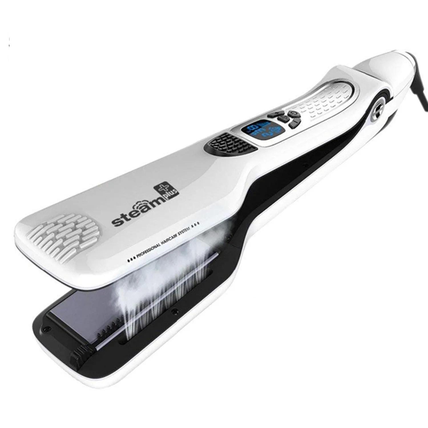 Professional Hair Straightener Heating Hot Hair Combs Dual Voltage Titanium Curling Iron Steam Flat Iron Hair Wide Professional Hair Straightener Heating Hot Hair Combs Dual Voltage Titanium Curling Iron Steam Flat Iron Hair Wide