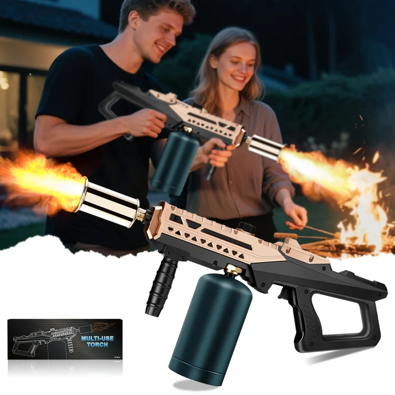 Professional Heavy Duty Propane Spray Gun with Adjustable Flame Control and Piezoelectric Ignition Professional Heavy Duty Propane Spray Gun with Adjustable Flame Control and Piezoelectric Ignition
