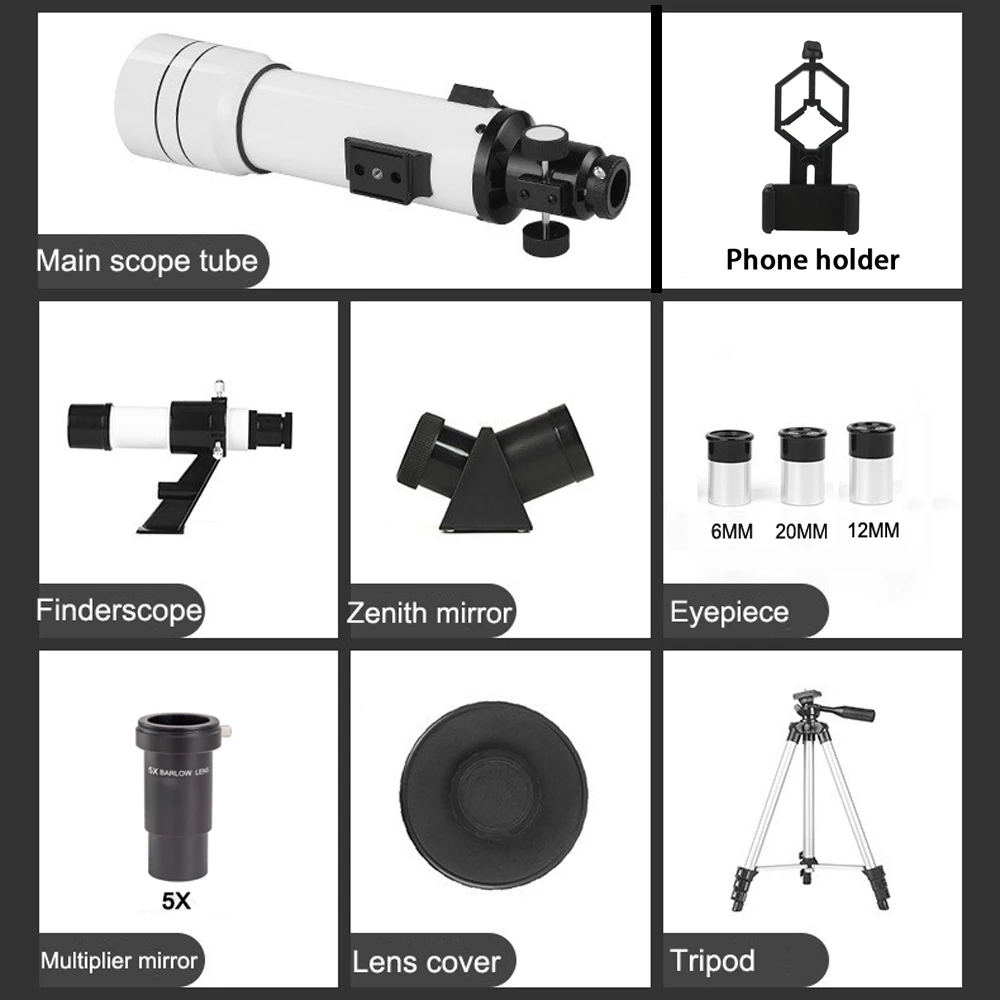 Professional High-definition Astronomical Telescope 333X To See The Moon and Stars Bird Watching Monocular