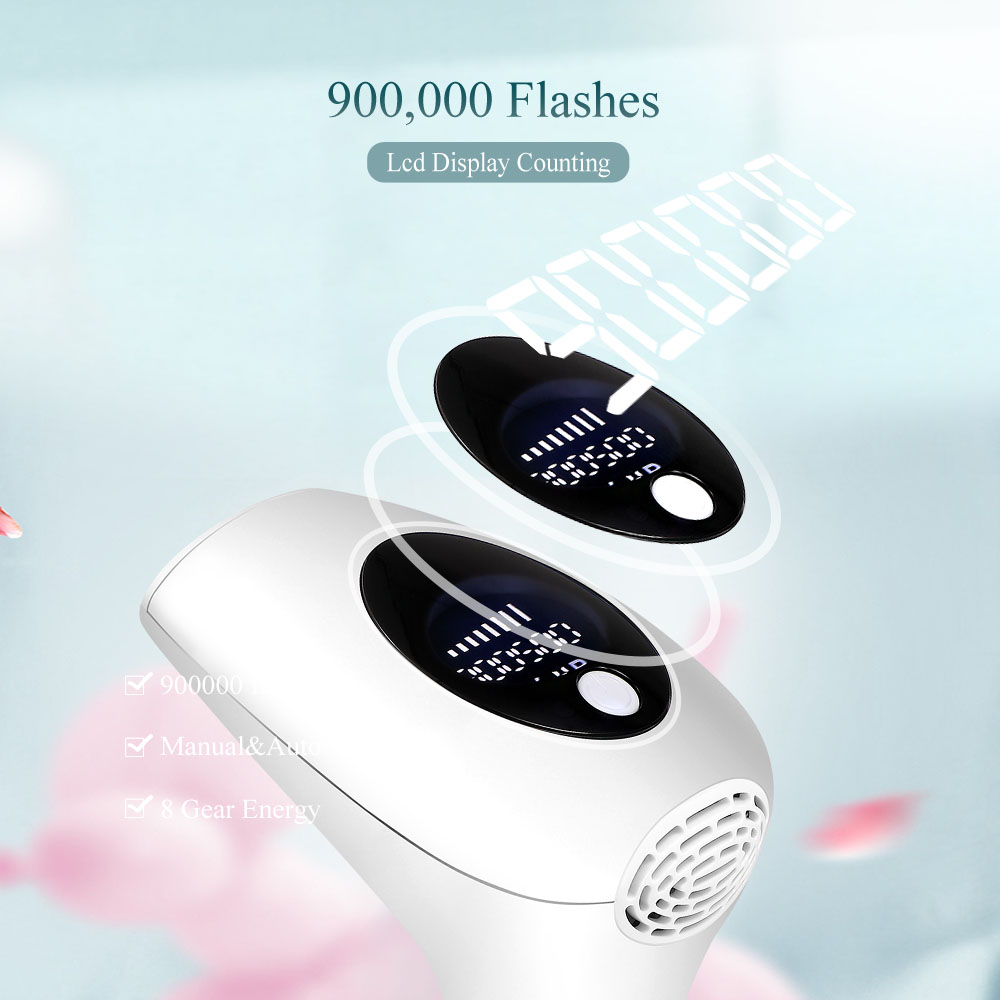Professional IPL Laser Epilator Women Laser Hair Removal Female Pulsed Light Electric Depilatory Device For Facial Body