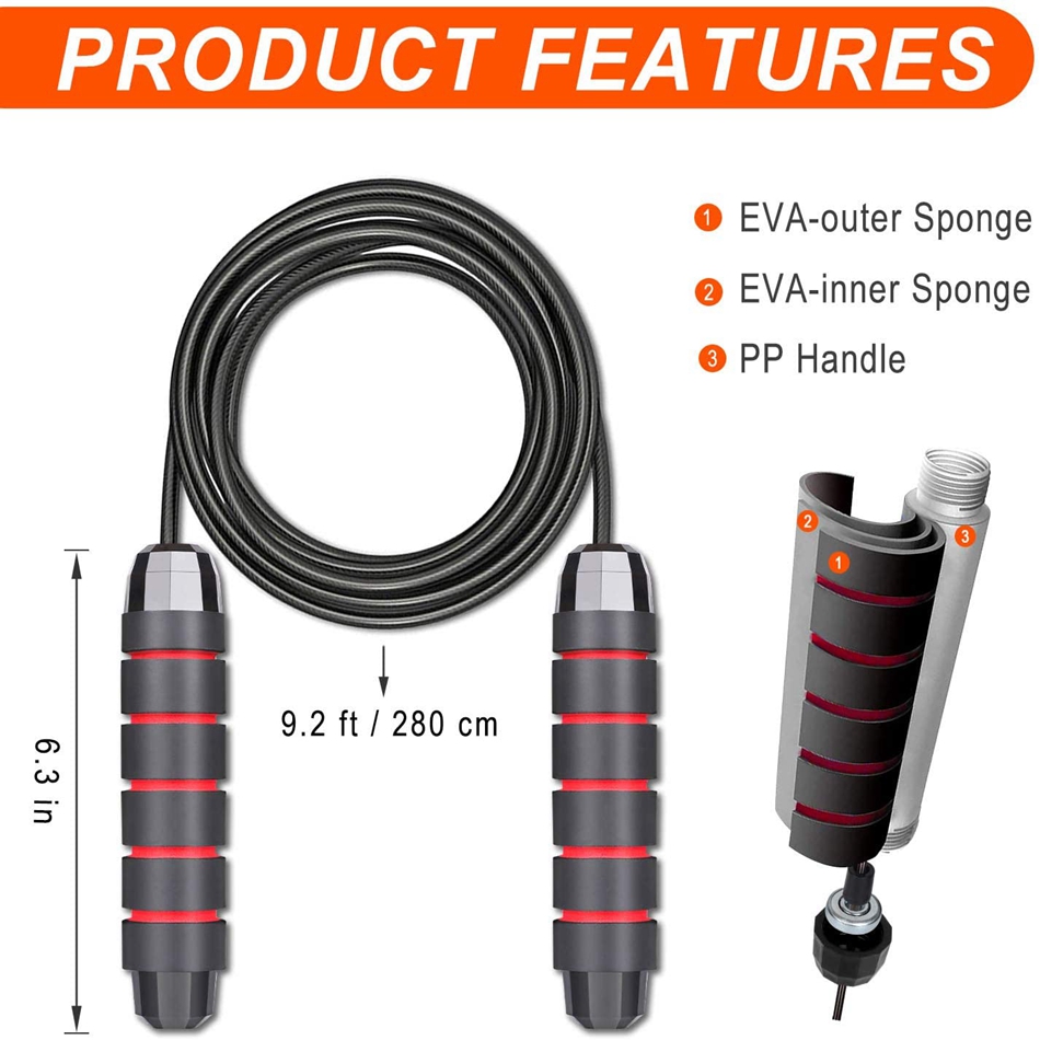 Professional Jump Ropes Speed Crossfit Workout Training MMA Boxing Home Gym Fitness Equipment for Men Women Kids Professional Jump Ropes Speed Crossfit Workout Training MMA Boxing Home Gym Fitness Equipment for Men Women Kids