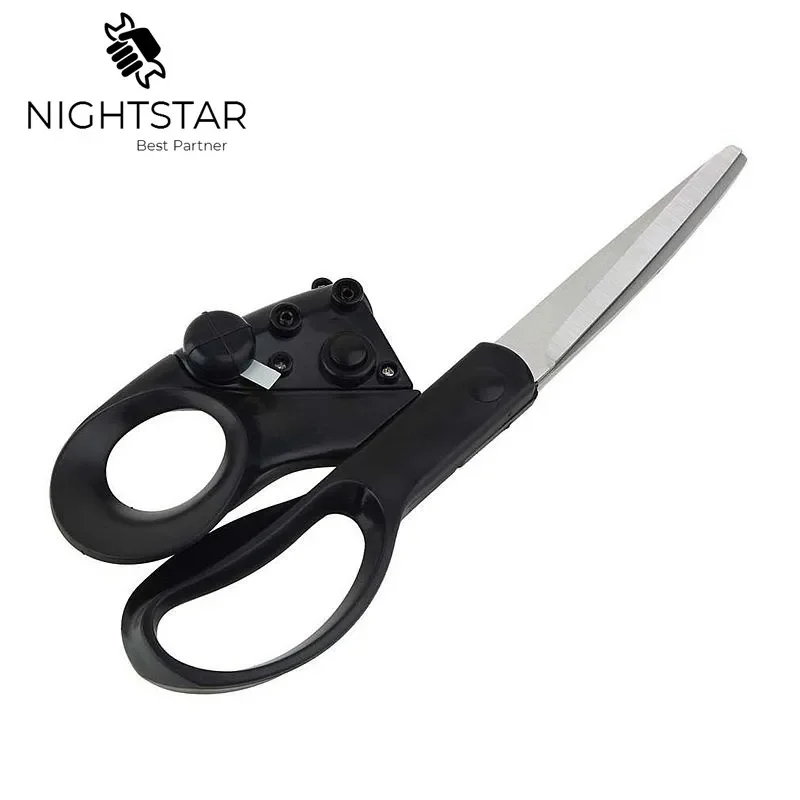 Professional Laser Guided Scissors For home Crafts Wrapping Gifts Fabric Sewing Cut Straight Fast Scissor Shear