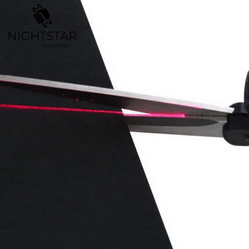 Professional Laser Guided Scissors For home Crafts Wrapping Gifts Fabric Sewing Cut Straight Fast Scissor Shear