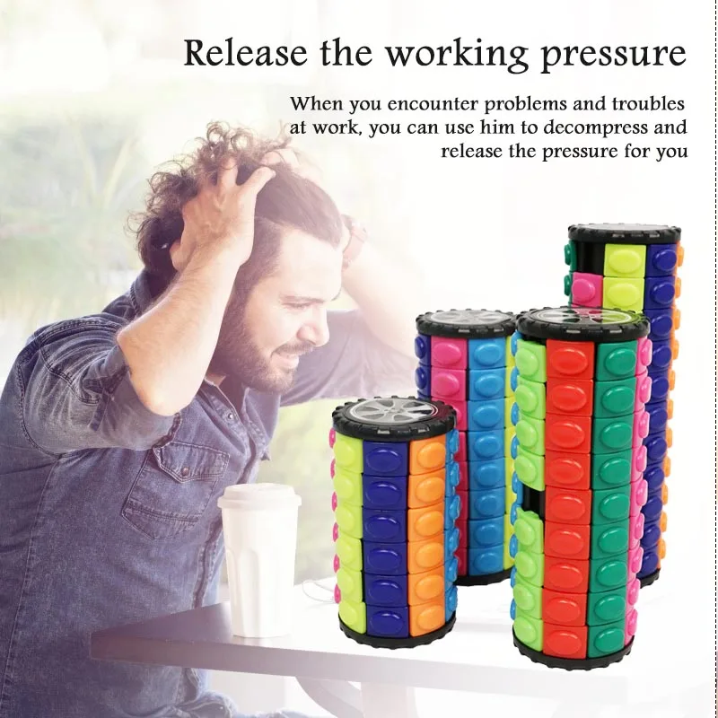 Professional Magic Cube fidget toy Corn Stress Reliever Cube Intellectual Speed Cubes Infinity Cube Desk Toys