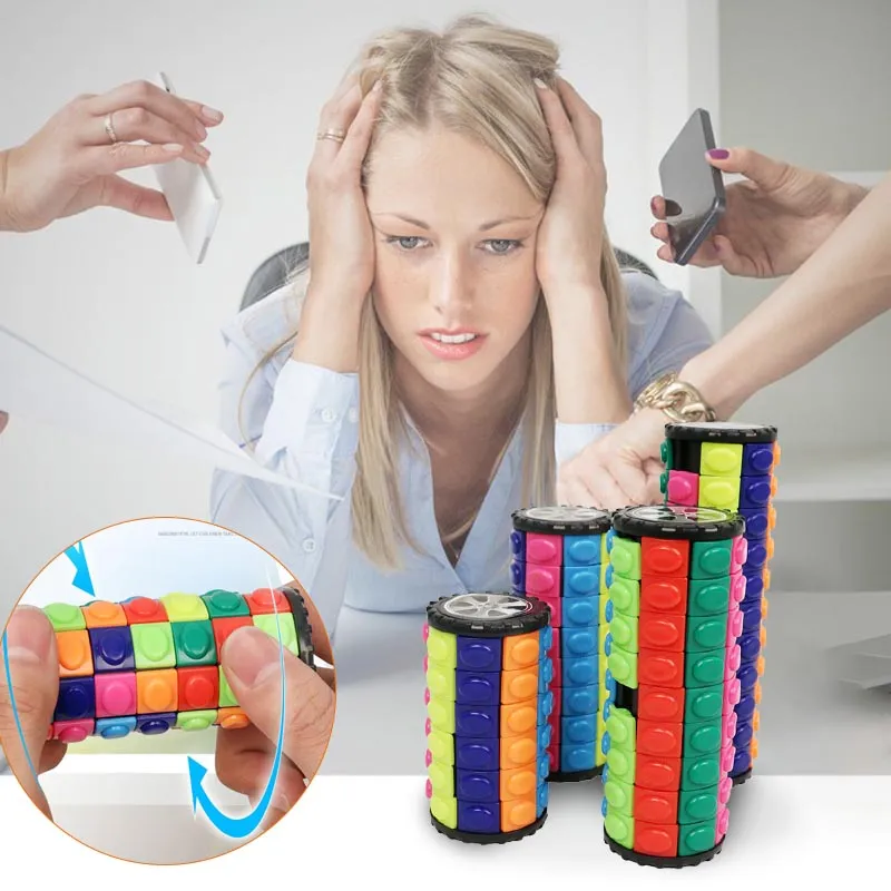 Professional Magic Cube fidget toy Corn Stress Reliever Cube Intellectual Speed Cubes Infinity Cube Desk Toys