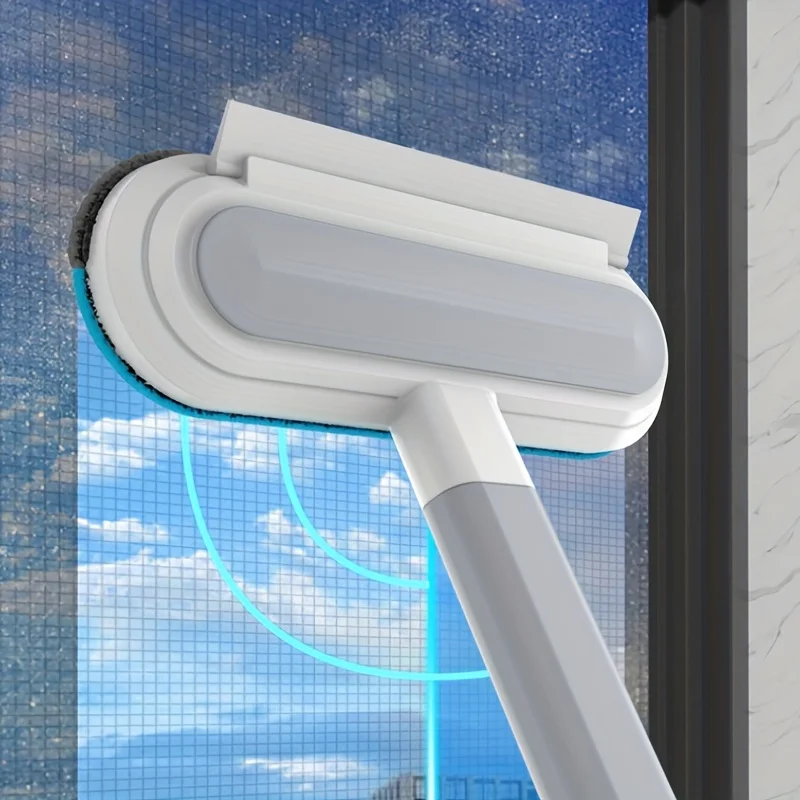 Professional Multifunctional Window Cleaner and Pet Hair Remover with Squeegee and Cleaning Brush