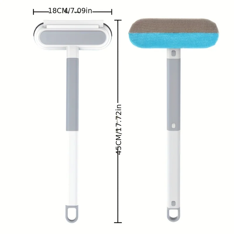 Professional Multifunctional Window Cleaner and Pet Hair Remover with Squeegee and Cleaning Brush