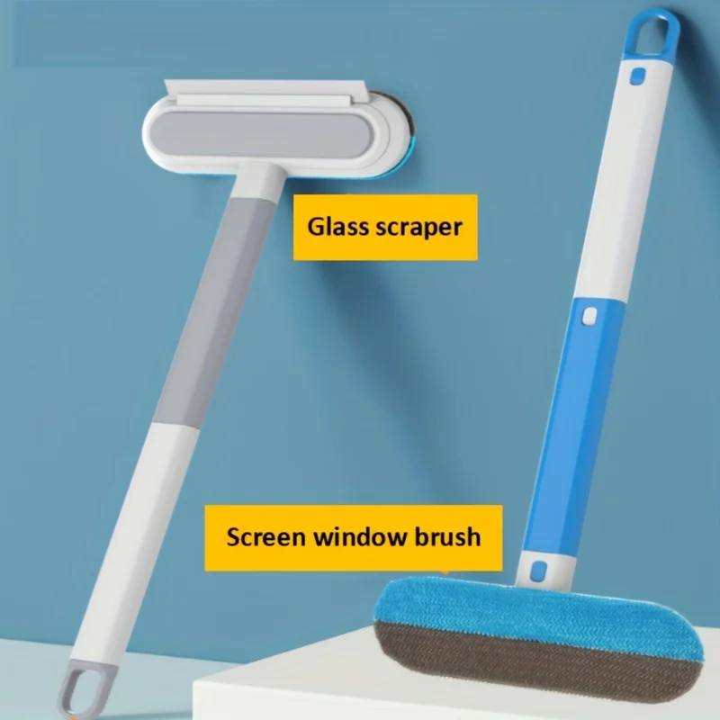 Professional Multifunctional Window Cleaner and Pet Hair Remover with Squeegee and Cleaning Brush