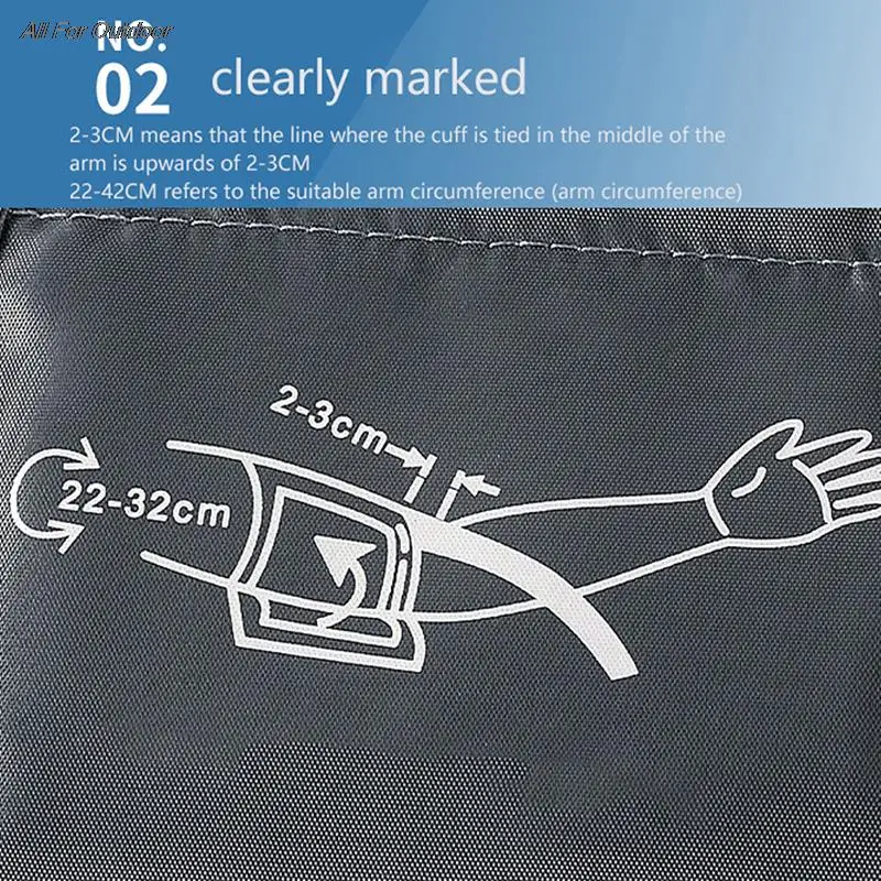 Professional Portable Arm Cuff For Sphygmomanometer Digital Blood Pressure Monitor Cuff
