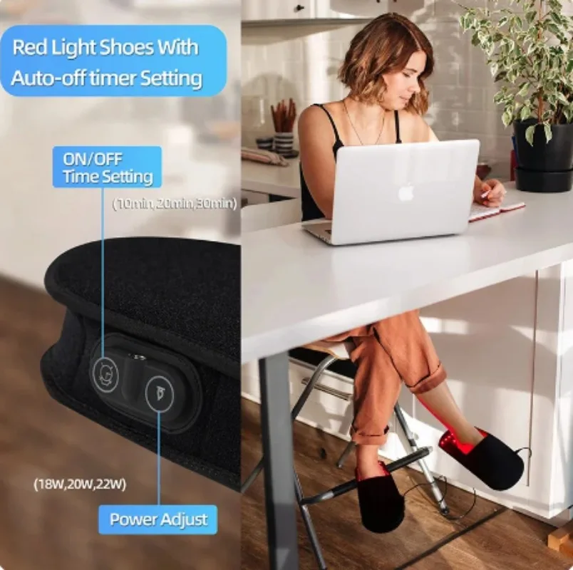 Professional Small Home Use Photon Infrared Treatments Boots Slippers Foot Shoes Led Red Therapy Light Professional Small Home Use Photon Infrared Treatments Boots Slippers Foot Shoes Led Red Therapy Light
