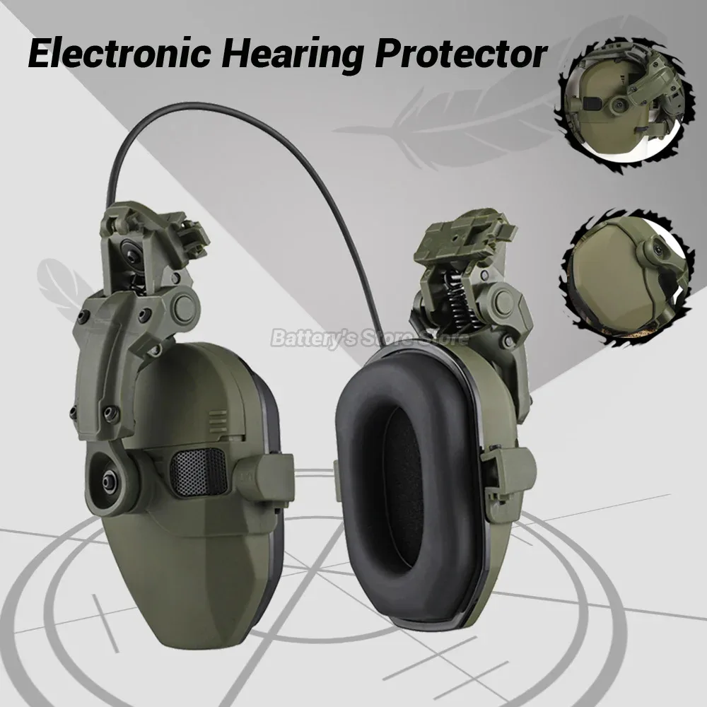 Professional Tactical Electronic Shooting Earmuff Outdoor Hunting Sports Anti-noise Headset Sound Amplification