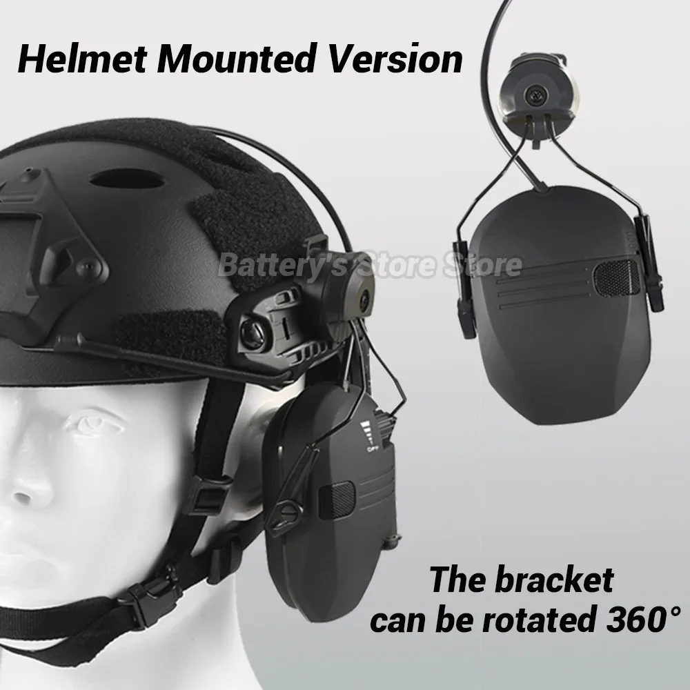 Professional Tactical Electronic Shooting Earmuff Outdoor Hunting Sports Anti-noise Headset Sound Amplification