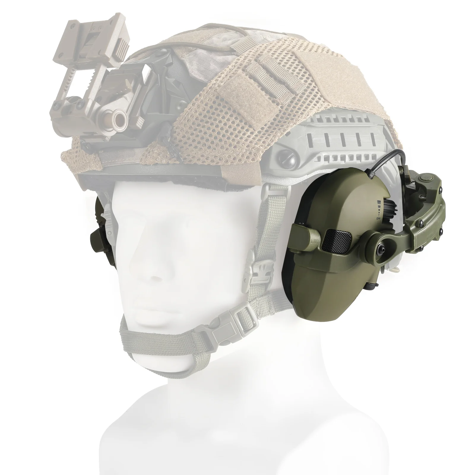 Professional Tactical Electronic Shooting Earmuff Outdoor Hunting Sports Anti-noise Headset Sound Amplification