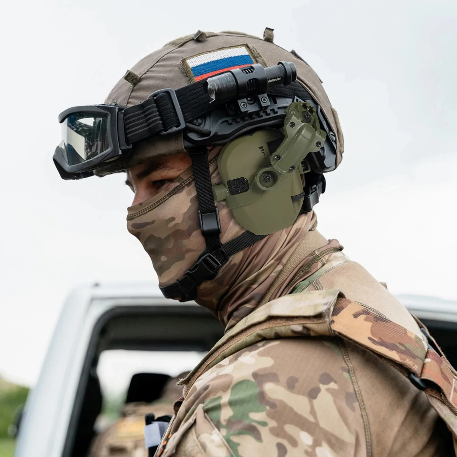 Professional Tactical Electronic Shooting Earmuff Outdoor Hunting Sports Anti-noise Headset Sound Amplification