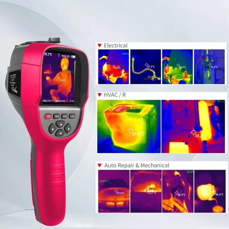 Professional Thermal Imaging Camera Handheld Thermal Imager for Pipeline Heating Leak Automotive Inspect