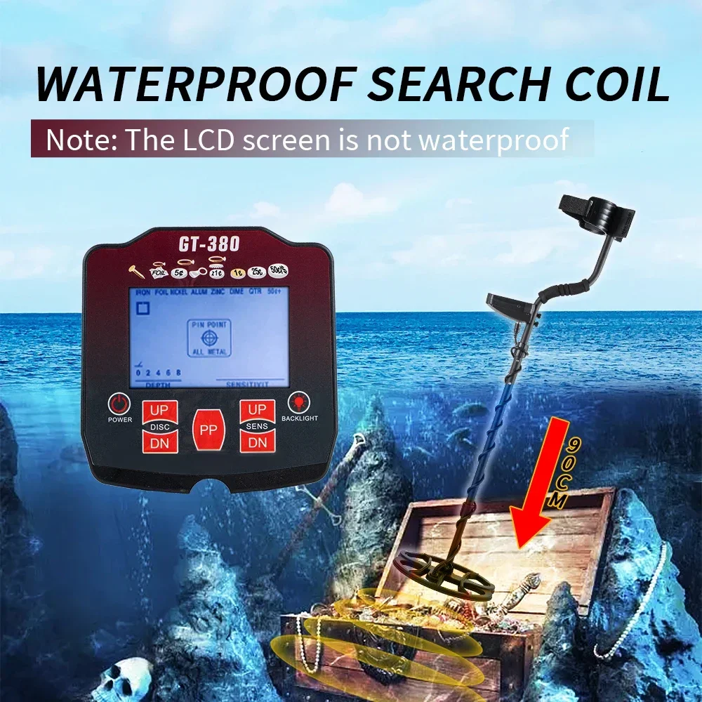 Professional Underground Gold Metal Detector 400 Scanner Finder Digger Waterproof 11″ Coil Tool Professional Underground Gold Metal Detector 400 Scanner Finder Digger Waterproof 11″ Coil Tool