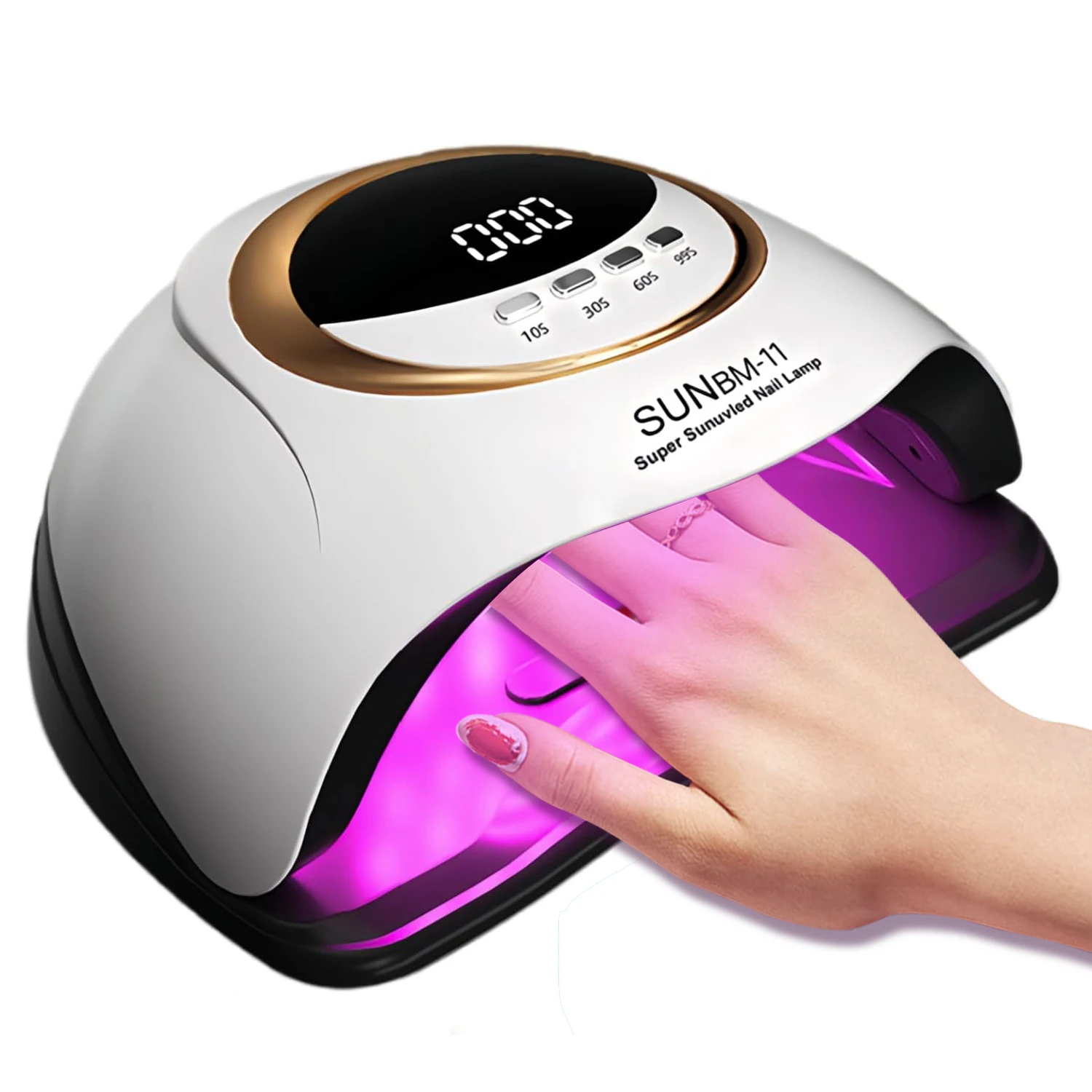 Professional UV LED Nail Lamp for Nails Gel Polish Fast Curing Dryer Drying Light Lamps with 45 LEDs 4 Timer Setting Professional UV LED Nail Lamp for Nails Gel Polish Fast Curing Dryer Drying Light Lamps with 45 LEDs 4 Timer Setting