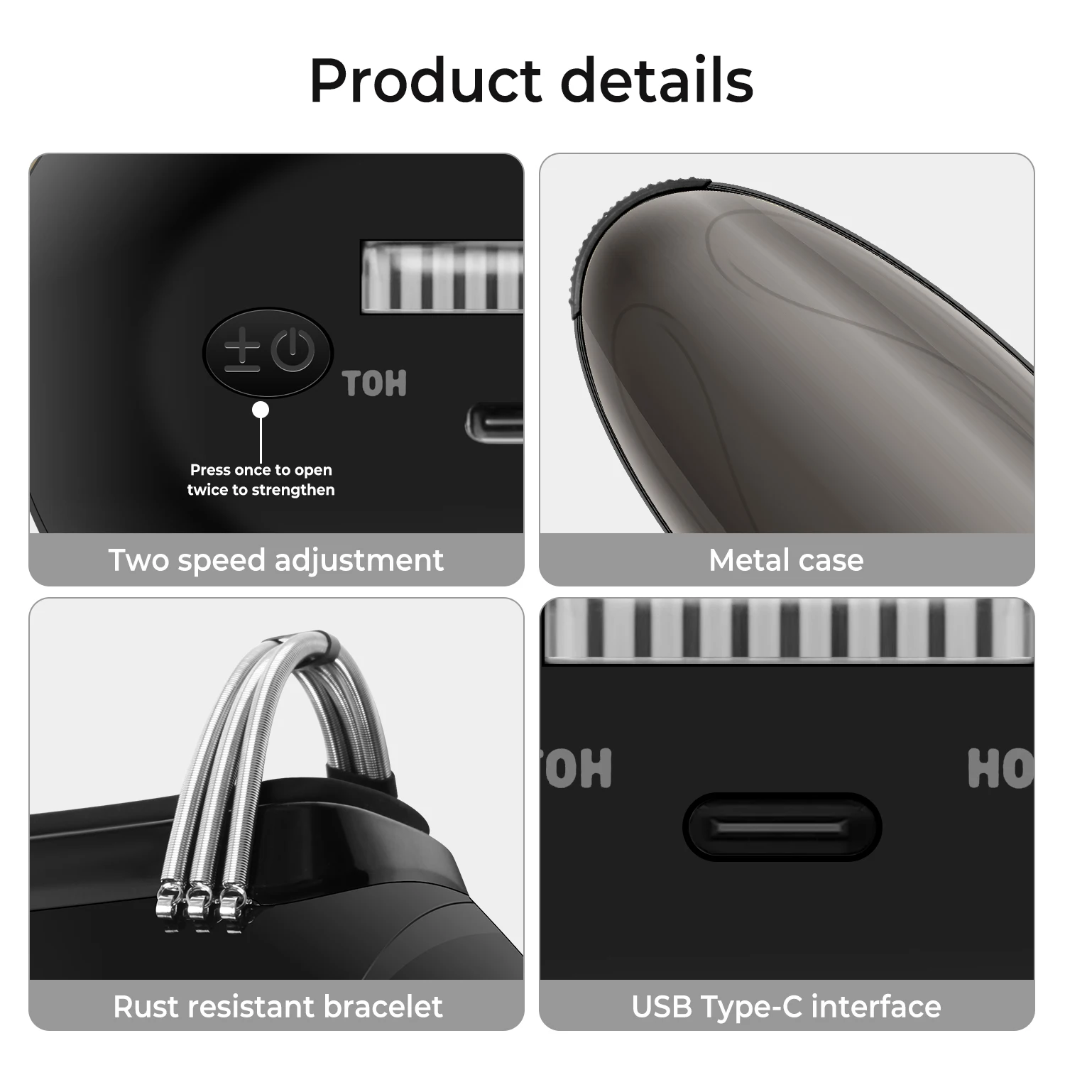 Professional Vibration Massager Barbershop Cordless Handheld Heat Massager USB Charging Body Neck Back Head Face