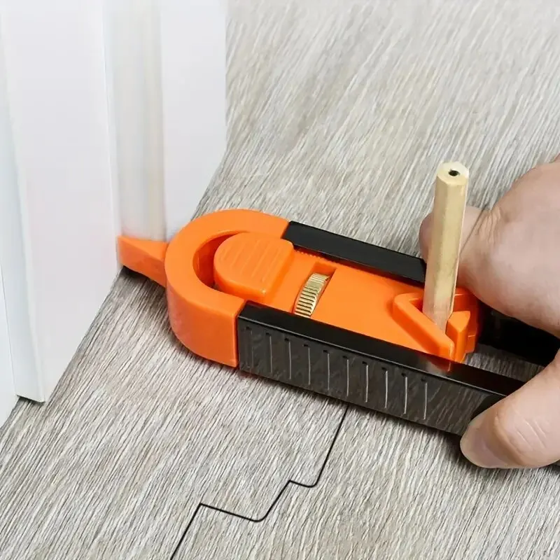 Profile Scribing Ruler Contour Gauge with Lock Adjustable Locking Precise Woodworking Measuring Gauge Profile Duplicator Profile Scribing Ruler Contour Gauge with Lock Adjustable Locking Precise Woodworking Measuring Gauge Profile Duplicator