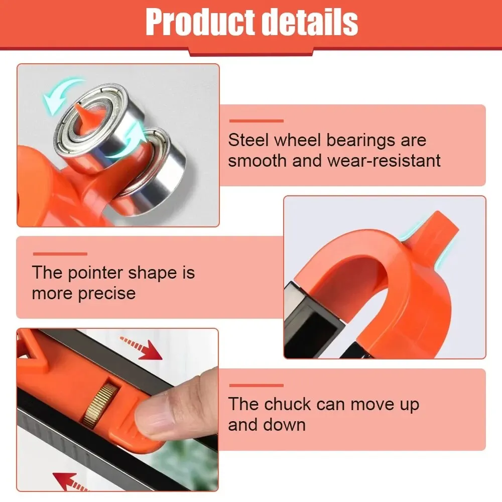 Profile Scribing Ruler Contour Gauge with Lock Adjustable Locking Precise Woodworking Measuring Gauge Profile Duplicator Profile Scribing Ruler Contour Gauge with Lock Adjustable Locking Precise Woodworking Measuring Gauge Profile Duplicator