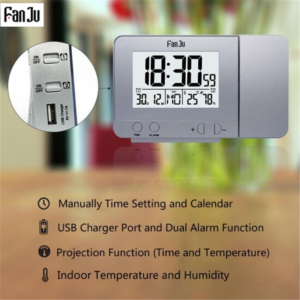 Projection Alarm Clock Digital Clock Projection Alarm Clock Digital Clock