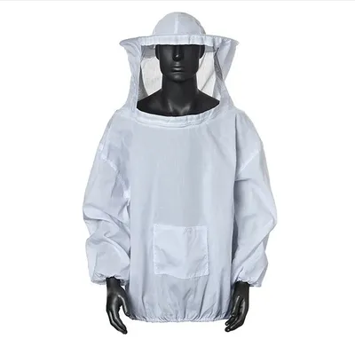 Protective Beekeeping Jacket Veil Smock Equipment Beekeeping Hat Sleeve Beekeeper Suit Apiculture Bee Dress Protective Beekeeping Jacket Veil Smock Equipment Beekeeping Hat Sleeve Beekeeper Suit Apiculture Bee Dress