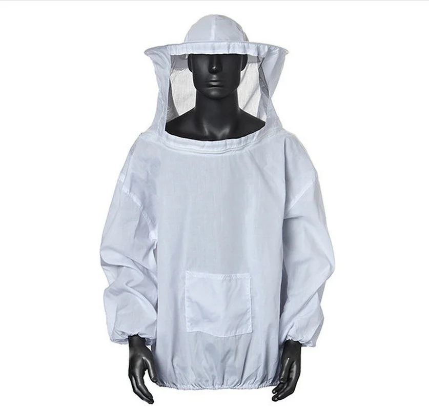 Protective Beekeeping Jacket Veil Smock Equipment Beekeeping Hat Sleeve Beekeeper Suit Apiculture Bee Dress Protective Beekeeping Jacket Veil Smock Equipment Beekeeping Hat Sleeve Beekeeper Suit Apiculture Bee Dress