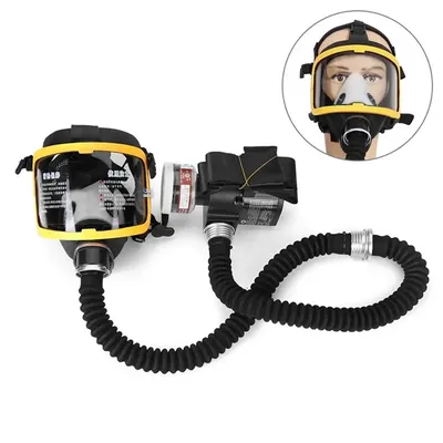 Protective Electric Constant Flow Supplied Air Fed Full Face Gas Mask Respirator System respirator Mask Workplace Protective Electric Constant Flow Supplied Air Fed Full Face Gas Mask Respirator System respirator Mask Workplace