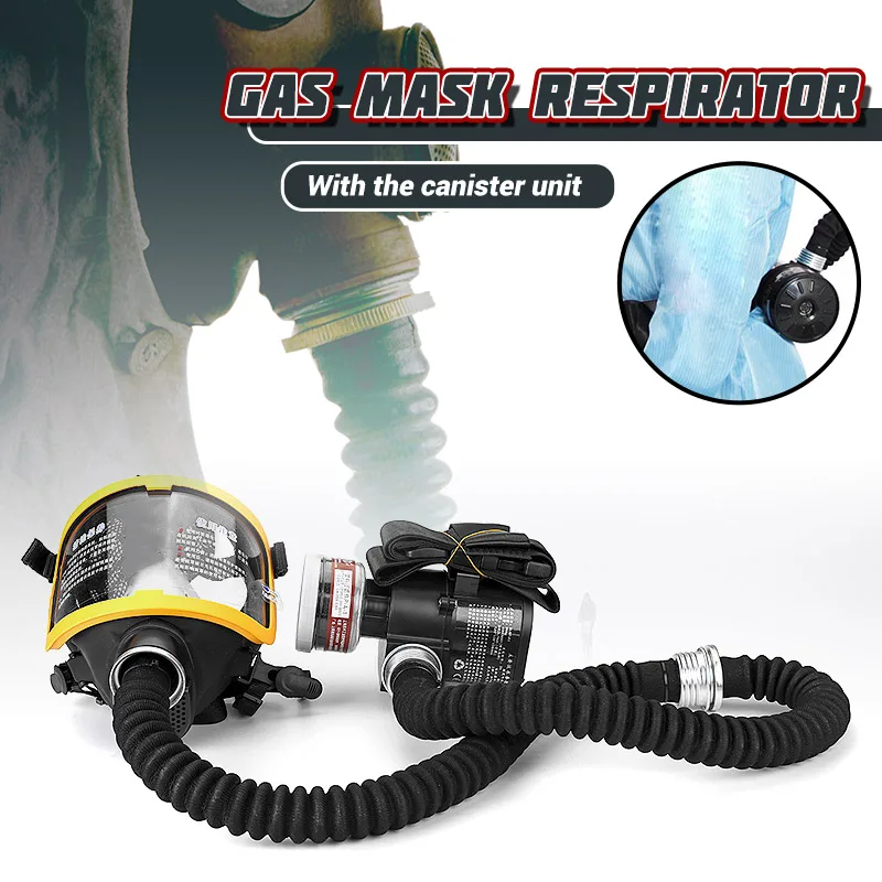 Protective Electric Constant Flow Supplied Air Fed Full Face Gas Mask Respirator System respirator Mask Workplace Protective Electric Constant Flow Supplied Air Fed Full Face Gas Mask Respirator System respirator Mask Workplace