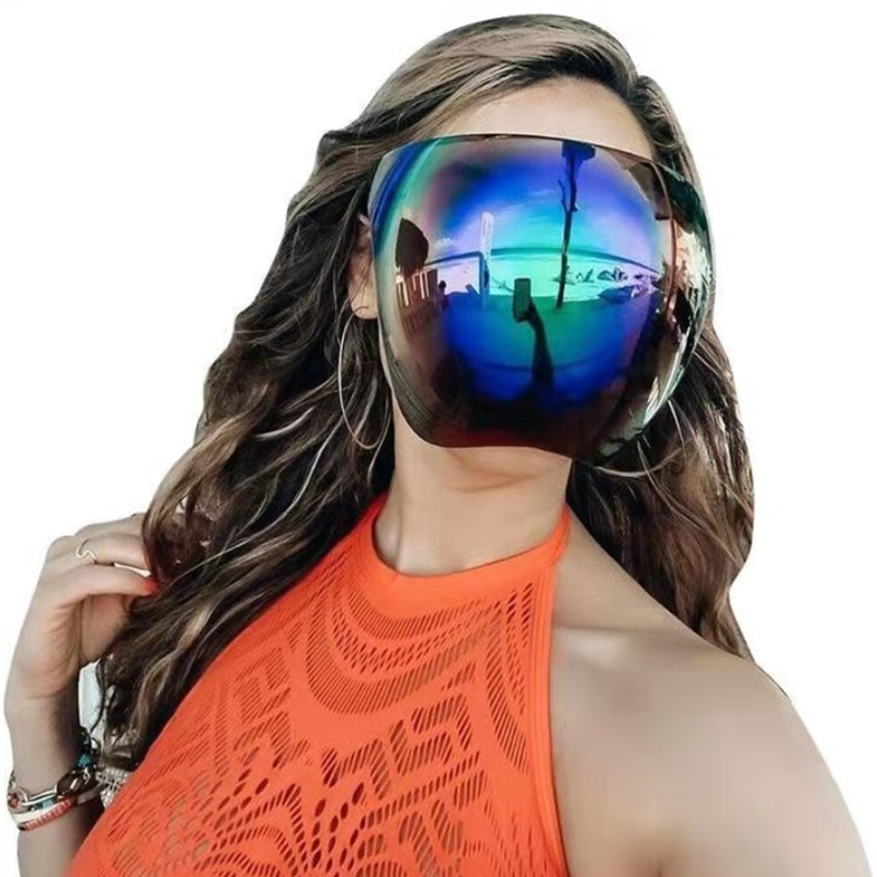 Protective Faceshield Glasses Sunglasses Transparent Anti-fog Anti-splash Protective Mask Full Face Covered Safety