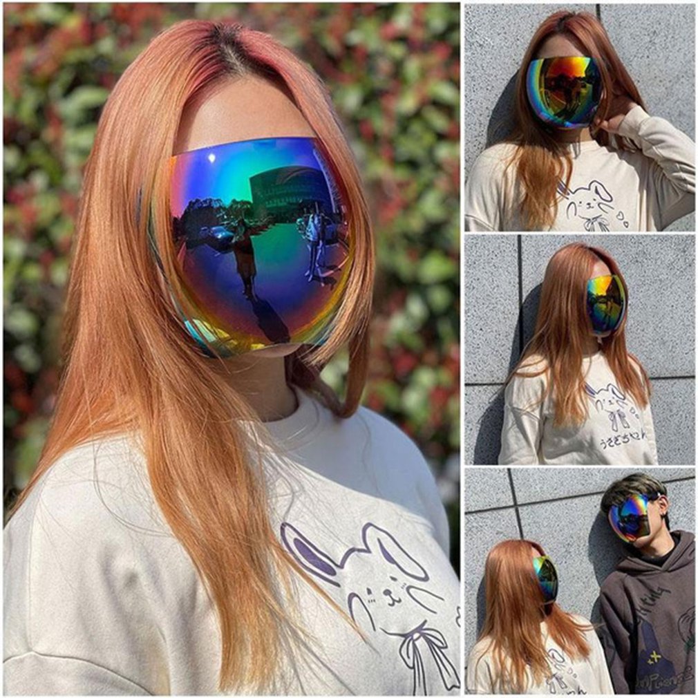 Protective Faceshield Sun Glasses Cycling Sunglasses Transparent Anti-fog Anti-splash Full Face Mask Face Cover Safety Protective Faceshield Sun Glasses Cycling Sunglasses Transparent Anti-fog Anti-splash Full Face Mask Face Cover Safety