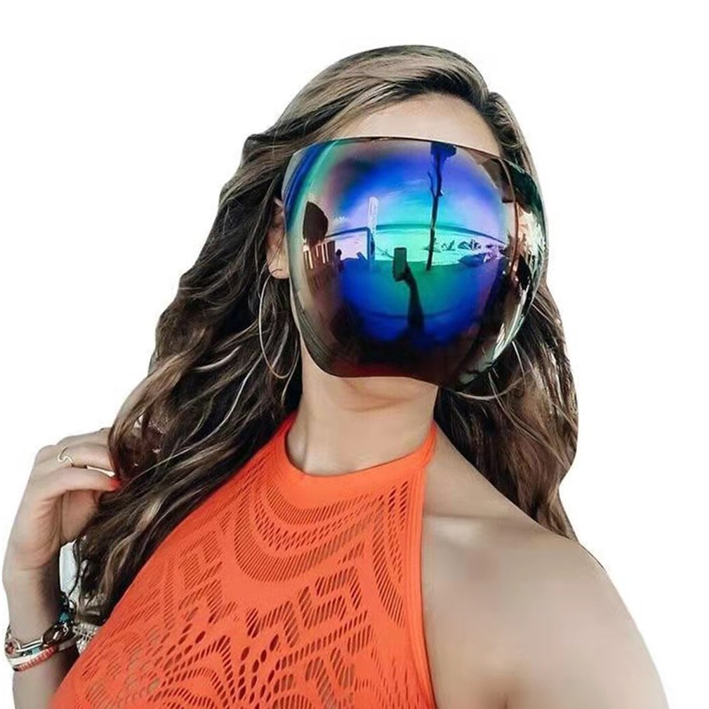 Protective Faceshield Sun Glasses Cycling Sunglasses Transparent Anti-fog Anti-splash Full Face Mask Face Cover Safety Protective Faceshield Sun Glasses Cycling Sunglasses Transparent Anti-fog Anti-splash Full Face Mask Face Cover Safety