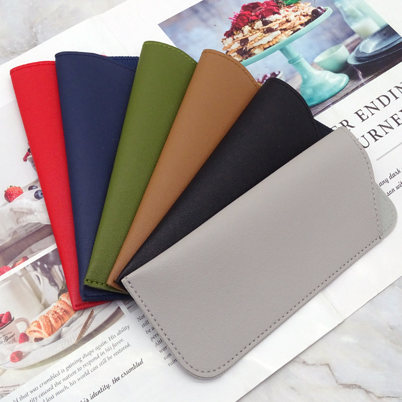 Protective PU Leather Sunglass Pouch
