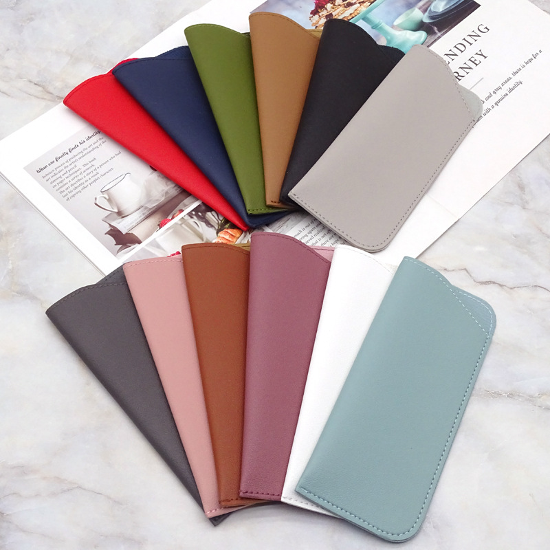 Protective PU Leather Sunglass Pouch