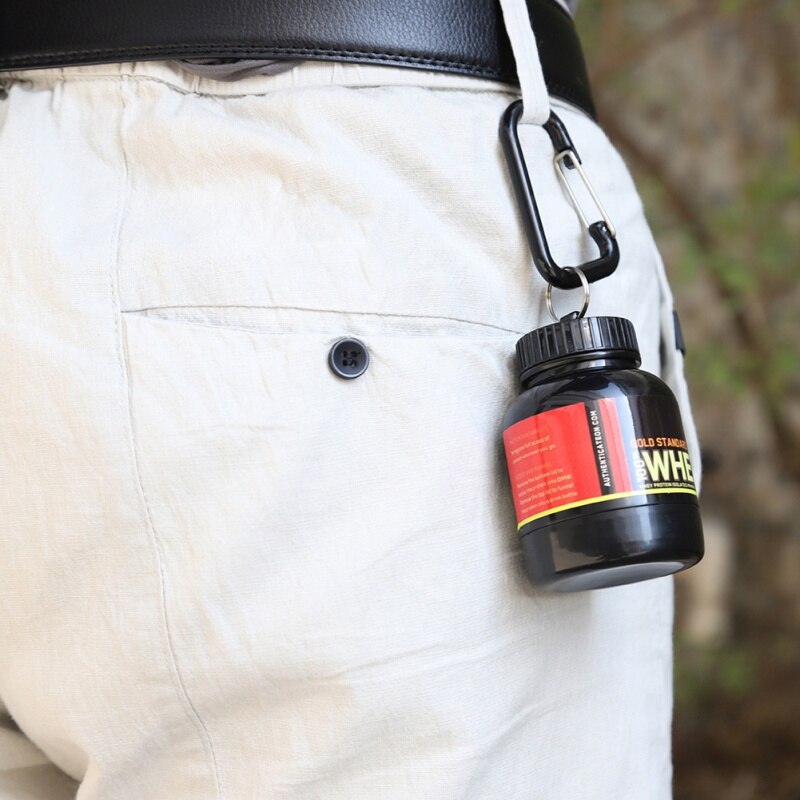 Protein Powder Travel Container Keychain