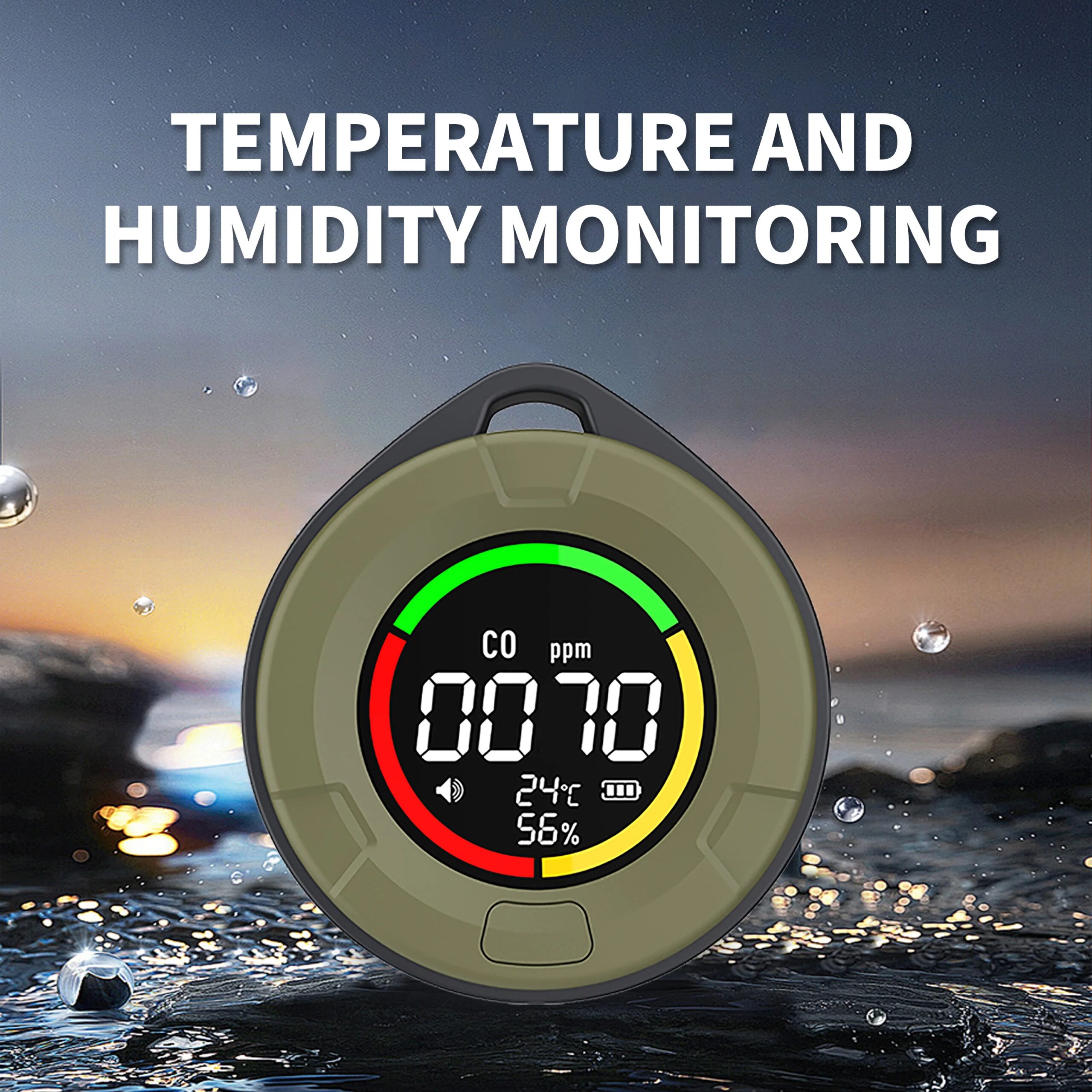 Protmex Portable 4-in-1 Carbon Monoxide Detectors, Mini Carbon Monoxide and Carbon Dioxide Monitor with Magnetic Suction Protmex Portable 4-in-1 Carbon Monoxide Detectors, Mini Carbon Monoxide and Carbon Dioxide Monitor with Magnetic Suction