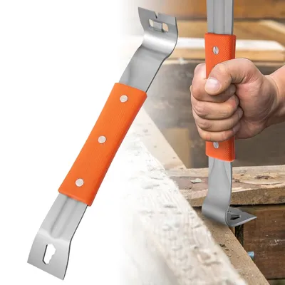 Pry Bar Stainless Steel Nut Crowbar with M4-M6 Hexagon Socket and Wrench Angle Head Nail Puller for prying lifting Pry Bar Stainless Steel Nut Crowbar with M4-M6 Hexagon Socket and Wrench Angle Head Nail Puller for prying lifting