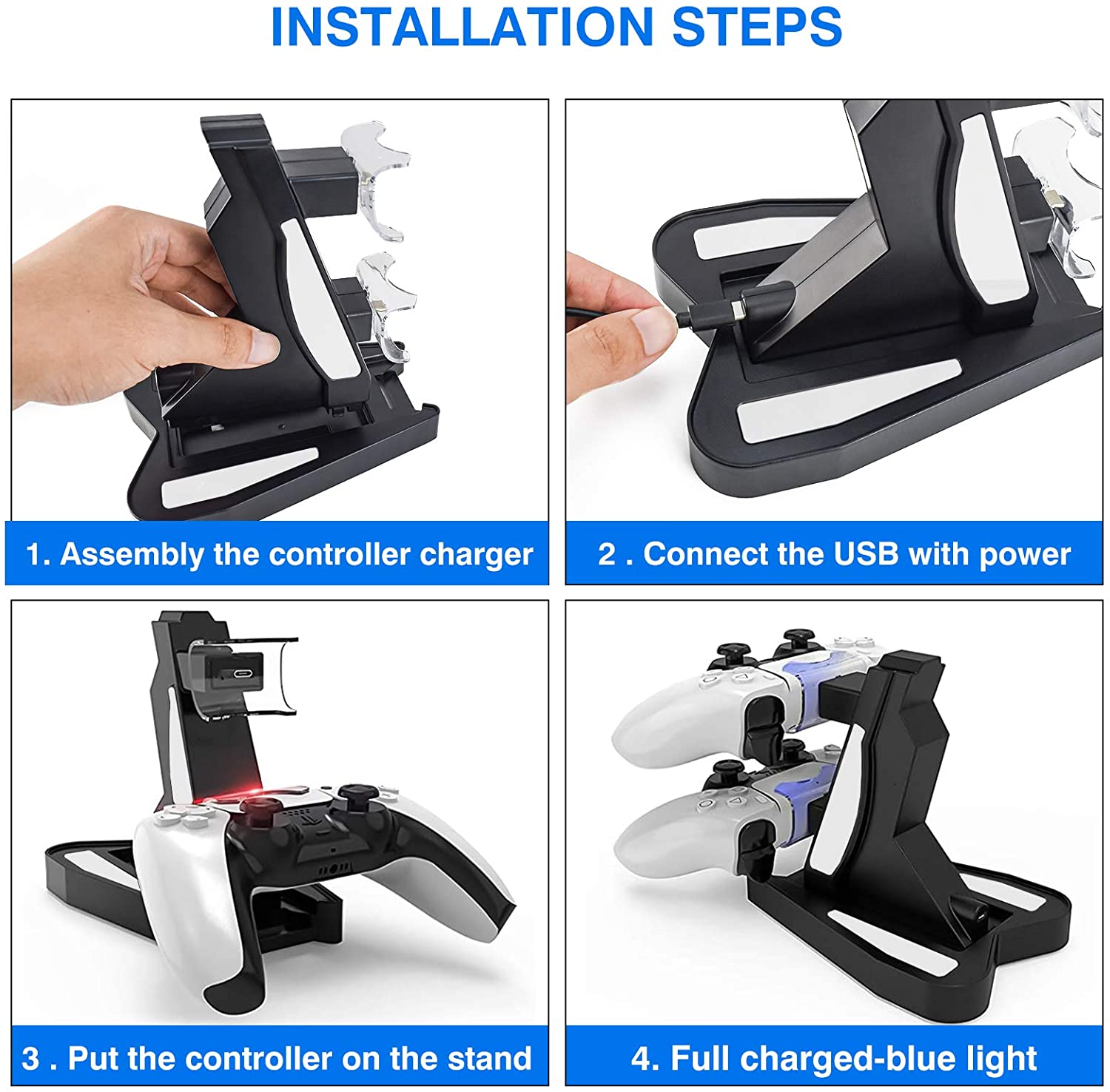 PS5 Controller Charger Dual Port PS5 Controller Charger Dual Port