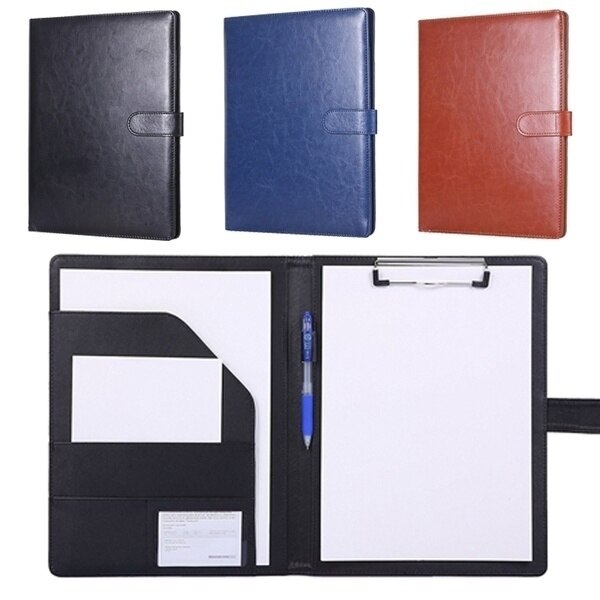 PU Leather A4 Notepad Portfolio