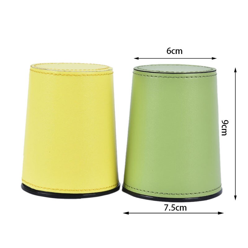 PU Leather Dice Cup with 5 Dice PU Leather Dice Cup with 5 Dice
