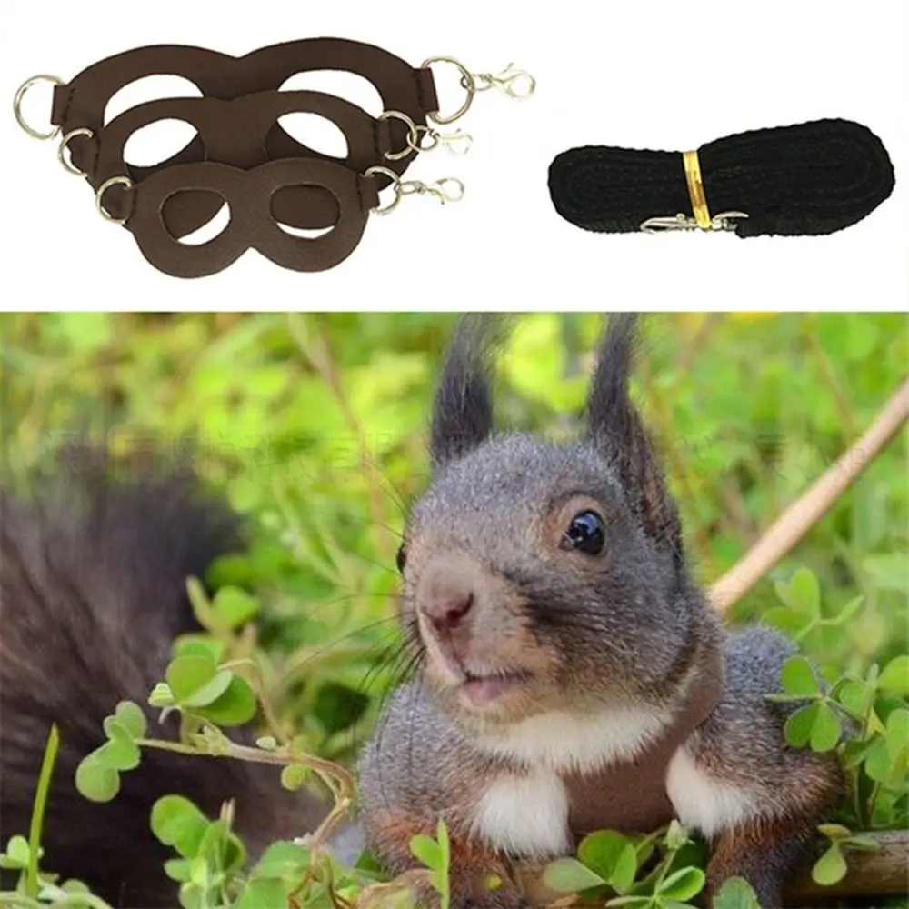 PU Leather Hamster Chest Strap Small Squirrel Leash Traction Rope Pet Sugar Glider Guinea Pig Harness Anti Lost Rope PU Leather Hamster Chest Strap Small Squirrel Leash Traction Rope Pet Sugar Glider Guinea Pig Harness Anti Lost Rope