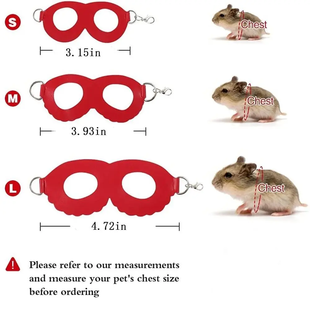 PU Leather Hamster Chest Strap Small Squirrel Leash Traction Rope Pet Sugar Glider Guinea Pig Harness Anti Lost Rope PU Leather Hamster Chest Strap Small Squirrel Leash Traction Rope Pet Sugar Glider Guinea Pig Harness Anti Lost Rope