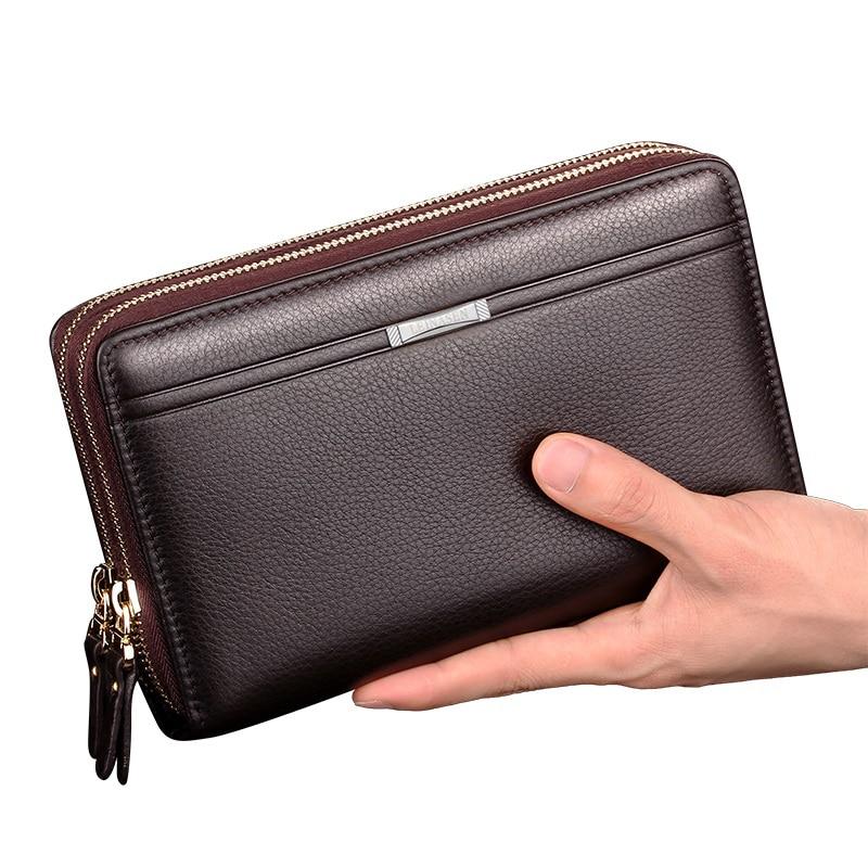 PU Leather Long Purse for Men