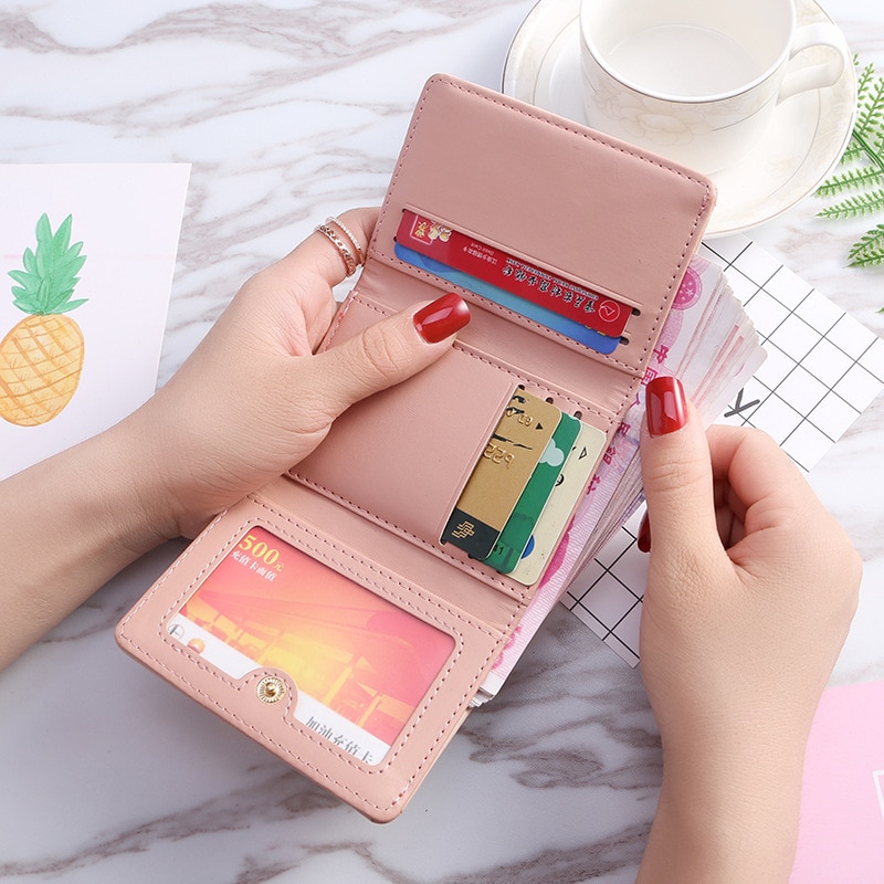 PU Leather Womens Trifold Wallet PU Leather Womens Trifold Wallet