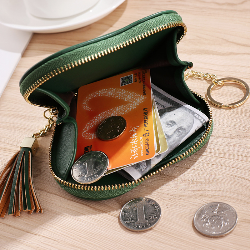 PU Leather Zipper Heart Wallet PU Leather Zipper Heart Wallet
