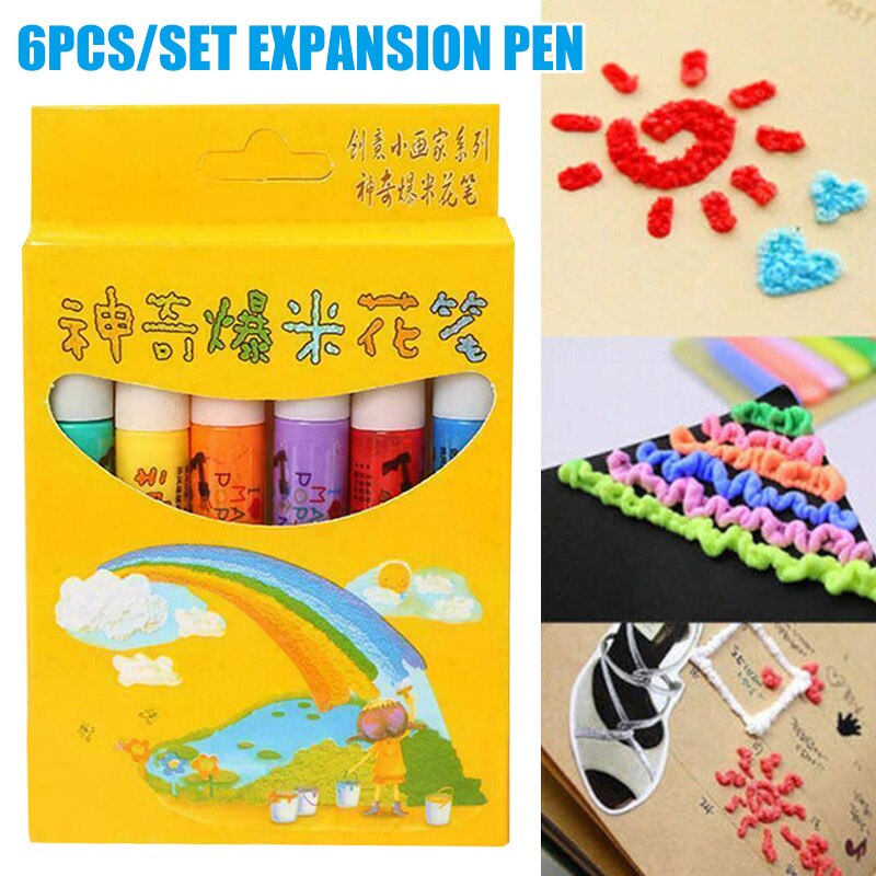 Puffy Pens 3D Art Pens (6 PCs) Puffy Pens 3D Art Pens (6 PCs)