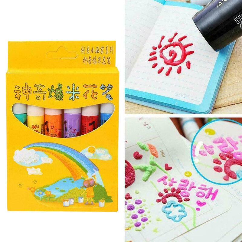 Puffy Pens 3D Art Pens (6 PCs) Puffy Pens 3D Art Pens (6 PCs)